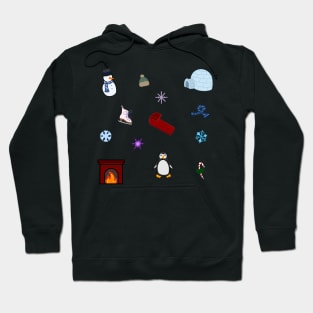 Winter Doodles Sticker Pack Hoodie